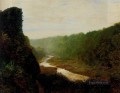 Paisaje con un río sinuoso escenas de la ciudad John Atkinson Grimshaw